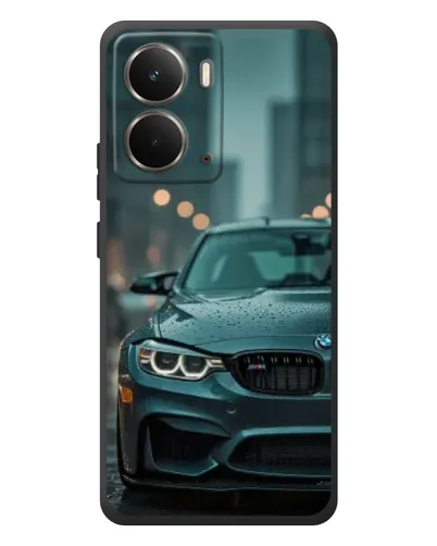 Чохол для RealMe P3 з картинкою «BMW у вогнях міста»