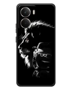 Чохол для RealMe P3 з картинкою «BMW та лев»