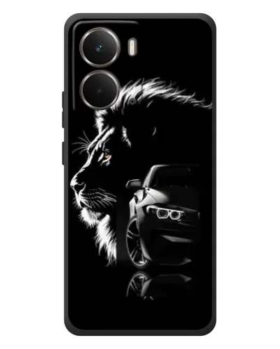 Чохол для RealMe P3 з картинкою «BMW та лев»