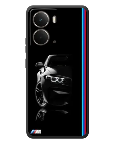 Чохол для RealMe P3 з картинкою «Силует BMW в темряві»