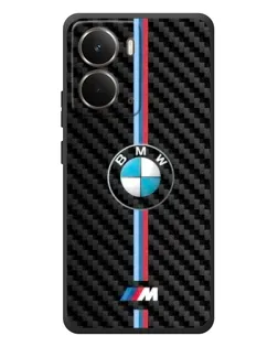 Чохол для RealMe P3 з картинкою «Емблема BMW та карбон»