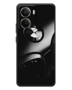 Чохол для RealMe P3 з картинкою «Емблема BMW — макро»