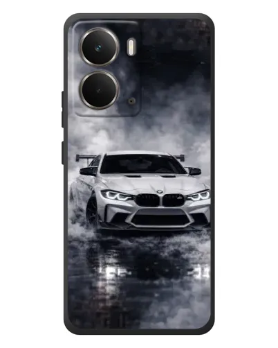 Чохол для RealMe P3 з картинкою «BMW крізь туман»