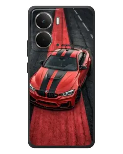 Чохол для RealMe P3 з картинкою «BMW на червоній доріжці»
