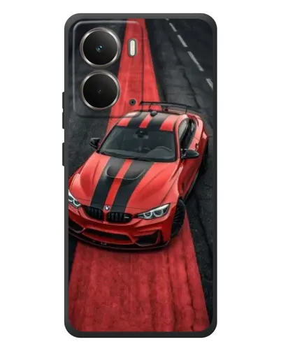 Чохол для RealMe P3 з картинкою «BMW на червоній доріжці»