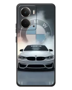 Чохол для RealMe P3 з картинкою «BMW в білому диму»