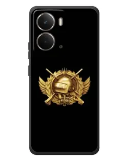 Чохол для RealMe P3 з картинкою «PUBG — помаранчевий градієнт»