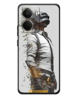 Чохол для RealMe P3 з картинкою «PUBG — боєць у пилу»