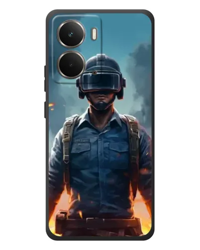 Чехол для RealMe P3 с картинкой «PUBG — реалистичный герой»