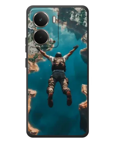 Чехол для RealMe P3 с картинкой «PUBG — свободное падение»