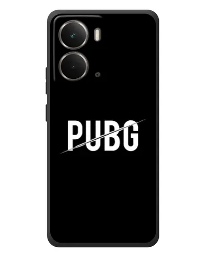 Чехол для RealMe P3 с картинкой «PUBG — белый логотип»