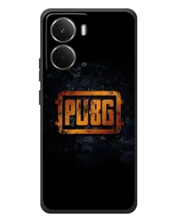 Чохол для RealMe P3 з картинкою «PUBG — золотий логотип»