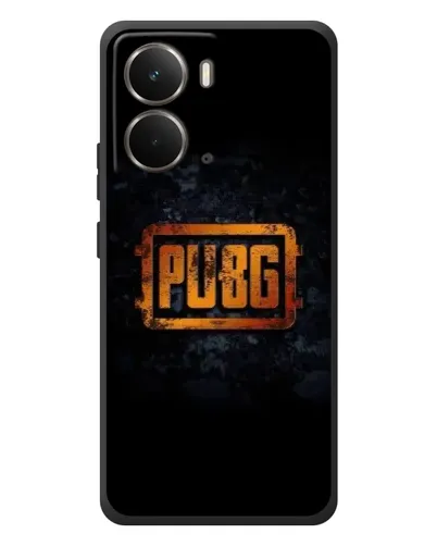 Чехол для RealMe P3 с картинкой «PUBG — золотой логотип»