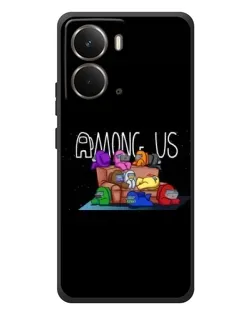 Чехол для RealMe P3 с картинкой «Логотип Among Us»