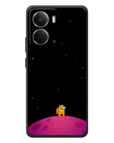 Чехол для RealMe P3 с картинкой «Одинокий герой на планете»