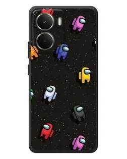 Чохол для RealMe P3 з картинкою «Космічний патерн Among Us»