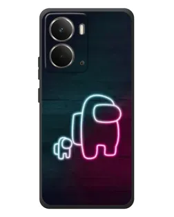 Чохол для RealMe P3 з картинкою «Among Us неон-арт»