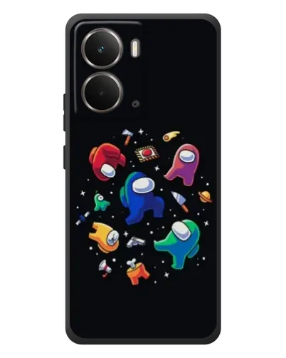 Чехол для RealMe P3 с картинкой «Among Us космос»