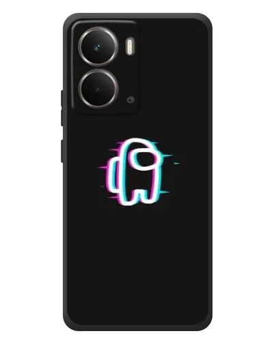 Чехол для RealMe P3 с картинкой «Among Us неон»