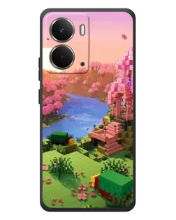 Чохол для RealMe P3 з картинкою «Рожеве дерево Minecraft»