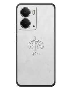 Чохол для RealMe P3 з картинкою «Івана 3:16 Хрест»