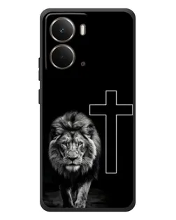 Чохол для RealMe P3 з картинкою «Лев та Хрест»