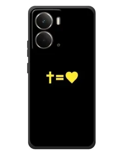 Чохол для RealMe P3 з картинкою «Серце та Хрест»