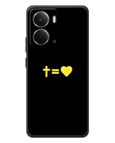 Чохол для RealMe P3 з картинкою «Серце та Хрест»
