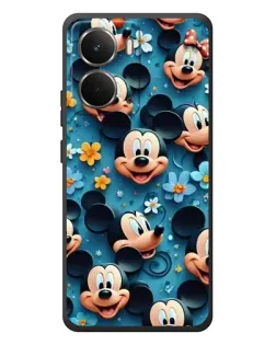 Чохол для RealMe P3 з картинкою «Паттерн Міккі та Мінні»