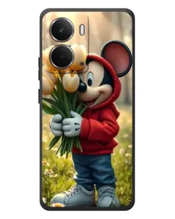 Чохол для RealMe P3 з картинкою «Міккі з тюльпанами»