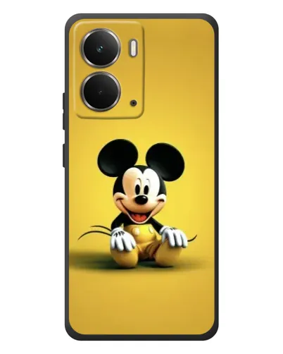 Чехол для RealMe P3 с картинкой «Микки на желтом»