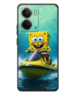 Чехол для RealMe P3 с картинкой «Спанч Боб на гидроцикле»
