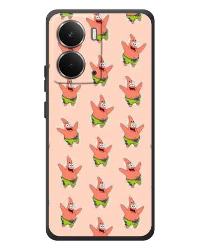 Чехол для RealMe P3 с картинкой «Патрик Стар паттерн»