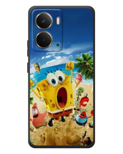 Чехол для RealMe P3 с картинкой «Развлечения на пляже»