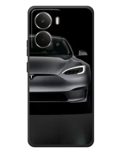 Чехол для RealMe P3 с картинкой «Tesla Model S Look»
