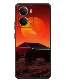 Чохол для RealMe P3 з картинкою «Cybertruck на Марсі»