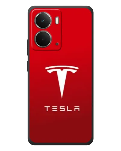 Чехол для RealMe P3 с картинкой «Tesla Red Classic»
