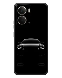 Чохол для RealMe P3 з картинкою «Силует Tesla Night»