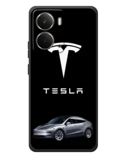Чохол для RealMe P3 з картинкою «Tesla Model Y»