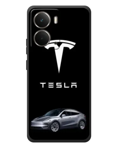 Чехол для RealMe P3 с картинкой «Tesla Model Y»