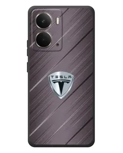 Чохол для RealMe P3 з картинкою «Металева текстура Tesla»