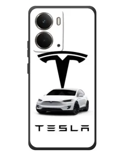 Чохол для RealMe P3 з картинкою «Tesla White Style»
