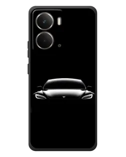 Чохол для RealMe P3 з картинкою «Фари Tesla Night»