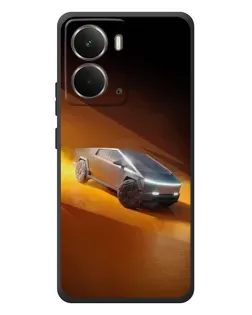 Чохол для RealMe P3 з картинкою «Cybertruck у пустелі»
