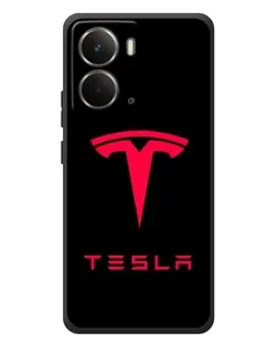 Чохол для RealMe P3 з картинкою «Tesla Red Logo»