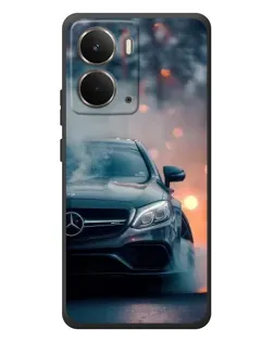 Чохол для RealMe P3 з картинкою «Mercedes — нічне місто»