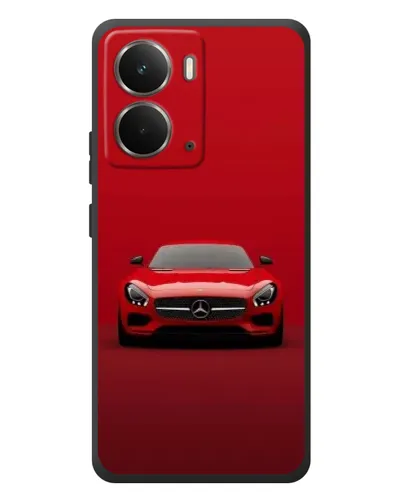Чохол для RealMe P3 з картинкою «Червоний Mercedes AMG»
