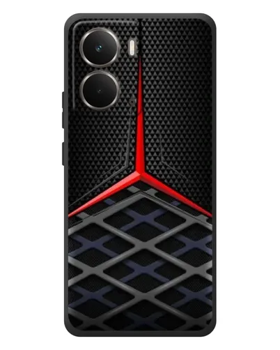 Чохол для RealMe P3 з картинкою «Mercedes Carbon Grid»