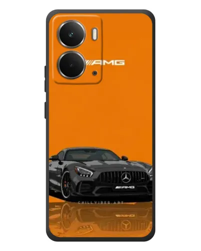 Чохол для RealMe P3 з картинкою «Помаранчевий Mercedes AMG»