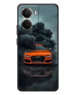 Чохол для RealMe P3 з картинкою «Audi у хмарах диму»